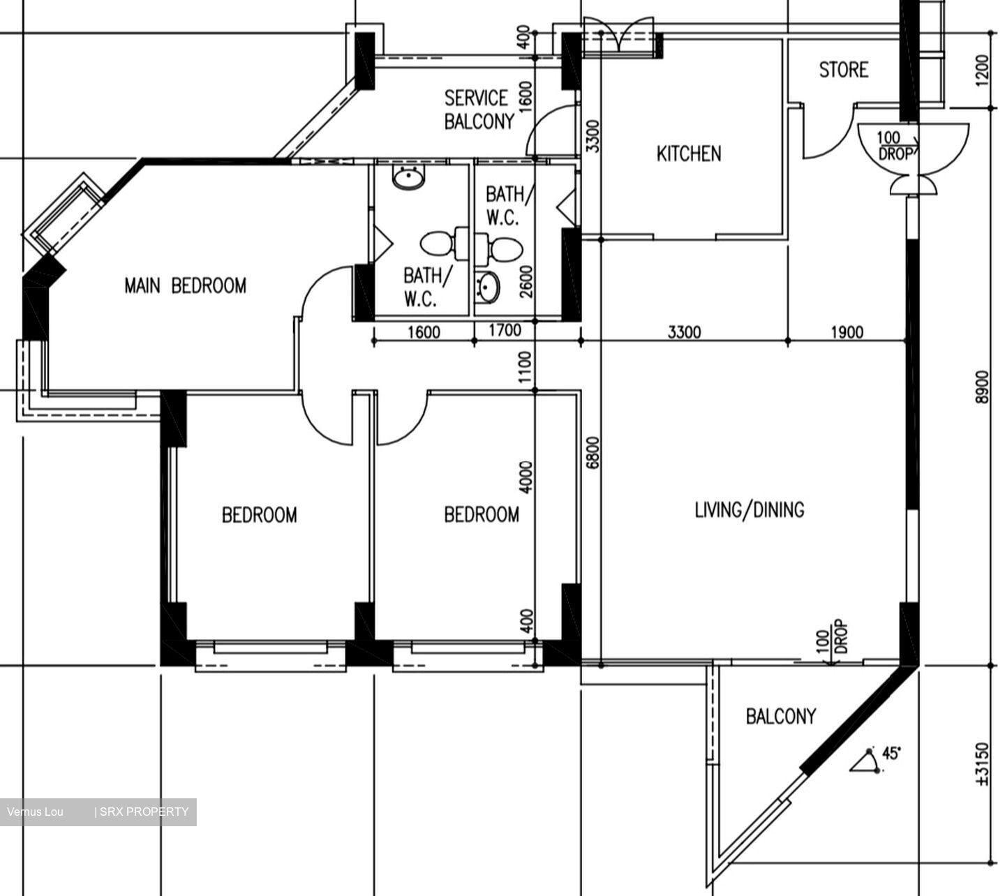 Bukit Batok Street 25 (Bukit Batok), HDB 3 Rooms #381272011